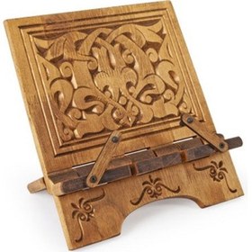Resim Masa Üstü Oymalı Ahşap Rahle Tabletlik 