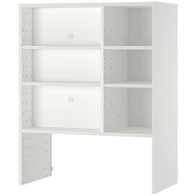 Resim Aspiratör Dolabı İskeleti, Beyaz, 80x37x100 Cm Beyaz 