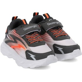Resim Slazenger Error I Erkek Çocuk Cırt Cırtlı Füme / Turuncu Günlük Spor Ayakkabısı Füme - Turuncu 