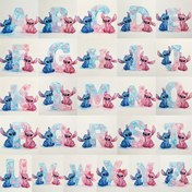 Resim Disney Sevimli Stitch Melek 26 Harf Serisi Desenli Yastık Kılıfı, 1 Adet, Polyester, Fermuarlı, Makinede Yıkanabilir, Doğum Günü Hediyesi, Evcil Hayvan Hediyesi - Ev, Ofis, Kanepe ve Yatak Dekorasyonu İçin Uygun 