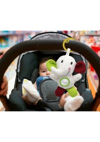Resim Babyjem Sevimli Arkadaşım Titreşimli Aynalı Fil Çıngırak 