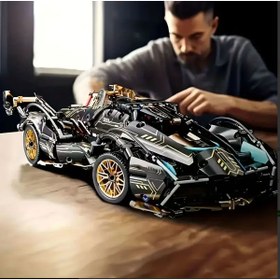 Resim CT-TOYS 3000+ Parça Spor Araba Modeli Lego Yapı Oyuncağı 
