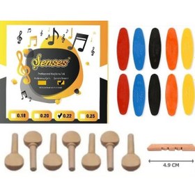 Resim Piramit 0.22 Divan Bağlama Teli + Burgu Seti + Tezene Seti + Eşik 