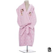 Resim Özdilek Niloya Heart Lisanslı Havlu Bornoz Set Pembe 