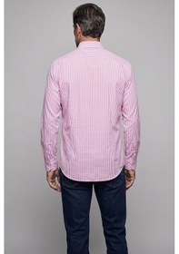 Resim Bisse Pembe Regular Fit Cepsiz Uzun Paşa Yaka Gömlek Gmeks261040 C29 