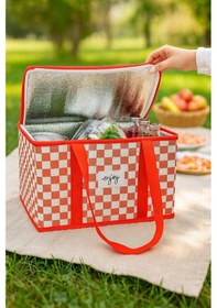 Resim Termo Yalıtımlı Piknik Çantası 35 X 20 X 20 Cm Kırmızı 