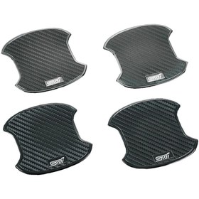 Resim STİ - WRX/STI ST91099ST020 Gümüş Karbon Desenli Kapı Kolu Koruma Seti 