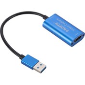 Resim USB Video Yakalama Kartı HDMI 1080P 60Hz HDMI Yakalama Cihazı Canlı Akış (Yurt Dışından) 