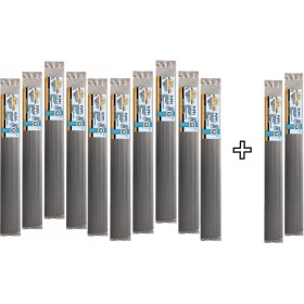 Resim North Plas Plastikkaynak Elektrot Pp Siyah Dar 10+2 Paket 