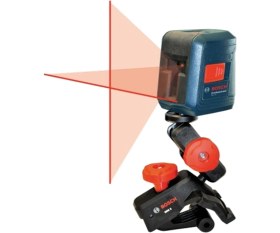 Resim Bosch Professional GLL 2 Çapraz Çizgi Lazer 650 nm Lazer Sınıfı 2 10 m Çalışma Mesafesi 