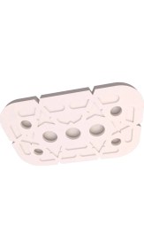 Resim Motifpiyer Hazır Spotlu Tavan Paneli Matrix Serisi-Modern LED Uyumlu Tavan Göbeği/Vira 