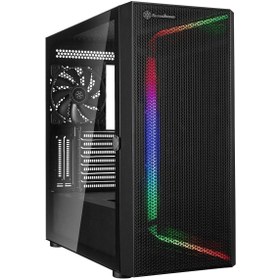 Resim SilverStone Seta H1 3x Siyah Fanlı, Argb Aydınlatmalı, Type-c Usb 3.0, Mesh Ön Panel Atx Bilgisayar Kasası 