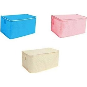 Resim Extra Tela Yastık Hurcu 30 x 40 x 60 CM 3'lü Çok Renkli 