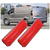 Resim Renault Trafic Sag + Sol Arka Tampon Reflektörü Takimi 2014--2019 552276123 
