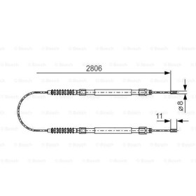 Resim BOSCH 1987477262 FREN TELİ. 2806 MM 