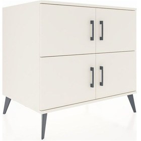 Resim Kronos Şifonyer 2 Raflı 4 Kapaklı 88x59x80 Aytaşı-aytaşı/çam Aytaşı/çam 
