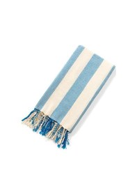Resim Mulberry Striped Peştemal Banyo Havlusu Plaj Havlusu Mavi 