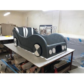 Resim Puf Bebe Montessori Her Tarafı Yumuşacık Puf 90x190 Arabalı Bebek Ve Çocuk Yatağı 