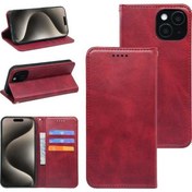 Resim Dancemonkey Uyumlu Manyetik Kılıf Kartlık Iphone Emişli Gerçek Deri Bordo 7 16 001 Cr Bordo 