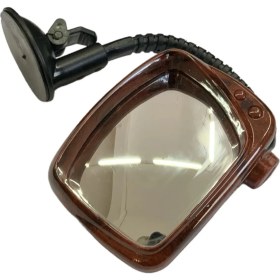 Resim Gcstore 1 Adet Maun Kör Nokta Tv Tip Ayna Vantuzlu Spiral 19CM Ayaklı 