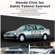 Resim Honda İes Parlak Siyah Yalancı Çakma Sahte Sunroof 