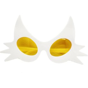 Resim Mena Rise Beyaz Renk Bıyık Tasarımlı Kedi Parti Gözlüğü 19X11 cm - Lisinya 