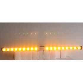 Resim mısırlı grup Tepe Lamba Ikaz Lamba Led Çakar 80 Cm 18 Ledli 12 V Uzaktan Kumanda Iş Makinası Traktör 