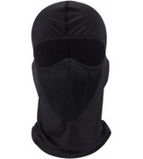 Resim Açık Rüzgar Geçirmez Motosiklet Balaklava Siyah 
