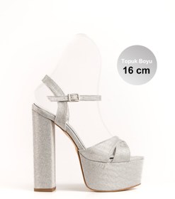 Resim E&L Company Net 16cm Gümüş Simli kumaş. Koşma Garantilidir. 