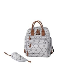 Resim M&y 6680 Lia Anne Bebek Bakım Sırt Çantası Gri 