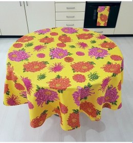 Resim Misiny-Flowers Masa Örtüsü 
