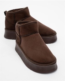 Resim Ay Ayakkabım Ay201 Kadın Kahve 36-40 Mini Bot Kahverengi 