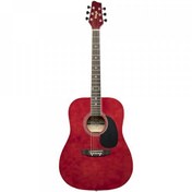 Resim Stagg SA20D-RED Akustik Gitar 