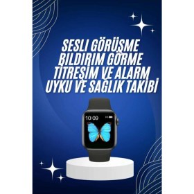Resim Renkli Bluetooth Akıllı Saat, Sosyal Medya ve Arama Özelliği ile Çok Fonksiyonlu 