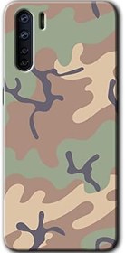 Resim MRCİLETİSİM (mrc1633) Kamuflaj 29 Kılıf Baskılı Kapak Tam Kaplayan Mat Seramik Oppo A91 ile uyumlu 