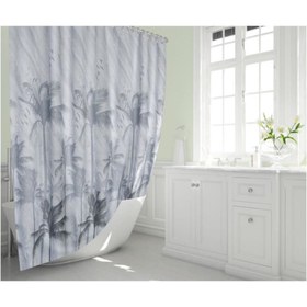 Resim Zethome Banyo Perdesi 2x120x200 Çift Kanat Duş Perdesi Halka Hediyeli Duşakabin Perdesi 5104 