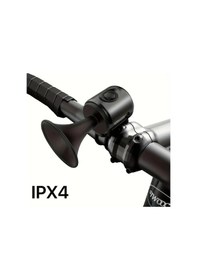 Resim Dashanshop 1 Adet Taşınabilir Mini Bisiklet Kornası Siyah Yüksek Kalite Pil İle Kolay Montaj Siyah 