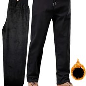 Resim Erkek Termal Pantolon - Büzgülü Belli, Esnemeyen Kışlık Pantolon, Ofis, Dış Mekan, Günlük Kullanım için Lacivert Formal & Casual Pantolon - Erkekler için Soğuk Hava Pantolonu, Dış Mekan Aktiviteleri, Klasik Tasarım, Dayanıklı Yapı, Ofis Çalışanları 