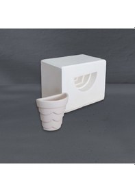 Resim Çiçeklik Alçı Kalıbı Sanatsal Seri El Yapımı Dekoratif Çiçekl 