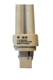Resim General Electric Biax D 26W 865 Beyaz Işık 2Pinli G24d-3 Duylu 