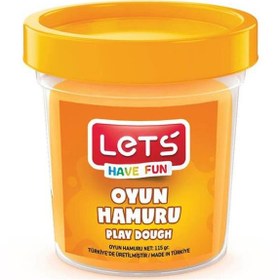 Resim Lets Oyun Hamuru Tek Renk Turuncu 110 GR L8440-8 