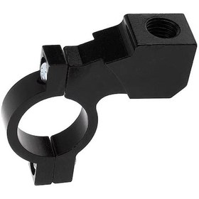 Resim Motosiklet Modifiye Dikiz Aynası Braketi Tutucu Kelepçe E-bisiklet Ayna Dağı Reflektör Kelepçesi Siyah 