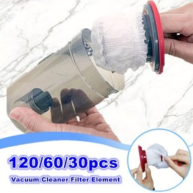 Resim 120/60/30 adet Tek Kullanımlık Elektrikli Süpürge Filtre Elemanı 