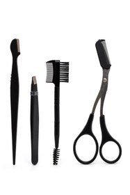 Resim AİLY COSMETİCS Rose 4'lü Kaş Bakım Seti - Eyebrow Trımmıng Tool Set 