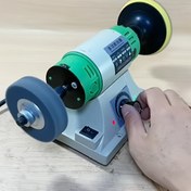 Resim 5 adet, Endüstriyel Sınıf Naylon Fiber Parlatma Tekerlek Kiti, 3 İnç Yuvarlak Baş Tasarım ve 3/8 İnç Mil Delikleri ile, Sanders ve Taşlama Makineleri için Uygun, Metal ve Ahşap Parlatma için İdeal 