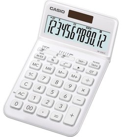 Resim Casio JW-200SC-WE 12 Hane Beyaz Masa Üstü Hesap Makinesi 