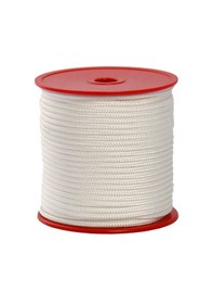 Resim 3,0 Mm Polyester Çok Amaçli Ip Halat - Beyaz - 50 M. - Makarali 
