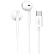 Resim Earldom E74C Apple iPhone 15 Serisi ile Uyumlu Type-C Kablolu Kulaklık 