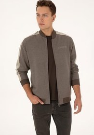 Resim U.S. Polo Assn. Erkek Vizon Hırka (Örme) 50315820-VR052 