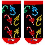 Resim Limmon Store Yılbaşı Şeker Renkli Unisex Çocuk Çorap 